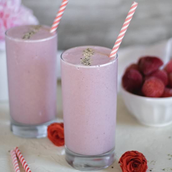 strawberry raspberry smoothie