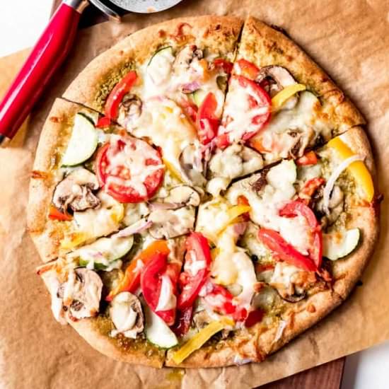 Whole Wheat Veggie Pizza
