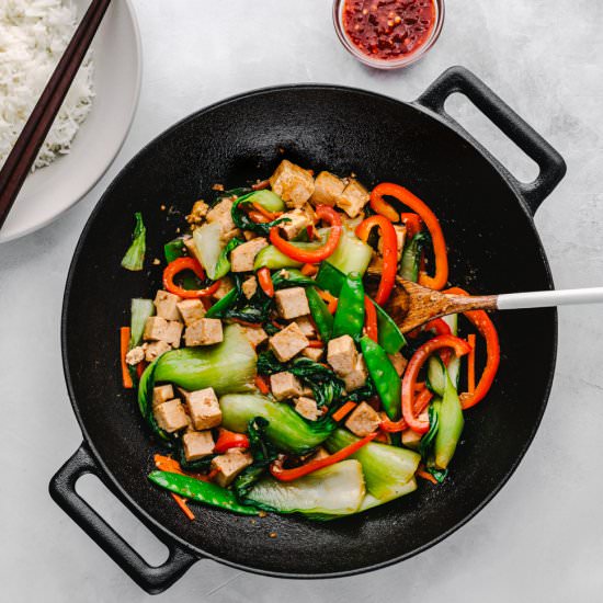 VEGETABLE STIR FRY WITH TOFU