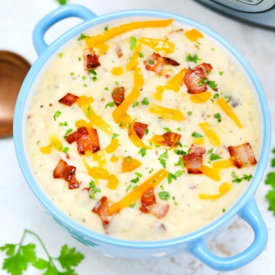 Instant Pot Bacon Ranch Soup