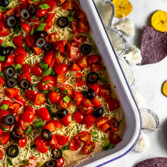 Low FODMAP Healthy 7 Layer Dip