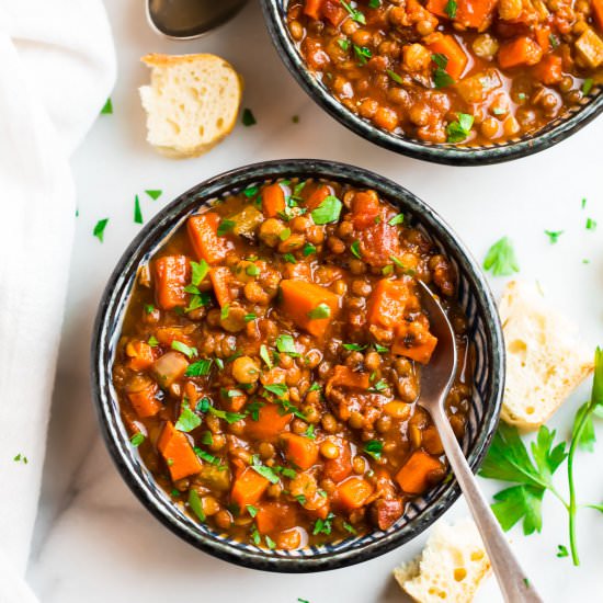 Crockpot Lentil Soup