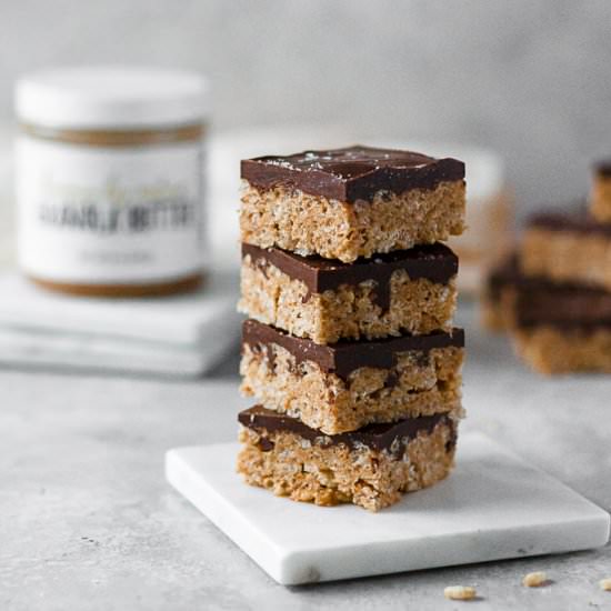 Granola Butter Rice Crispy Bars