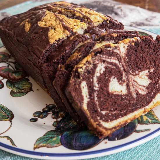 Chocolate Marble Pound Cake