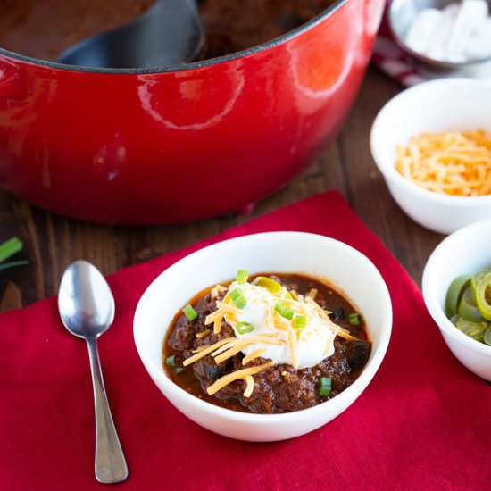 Texas Style Keto Chili