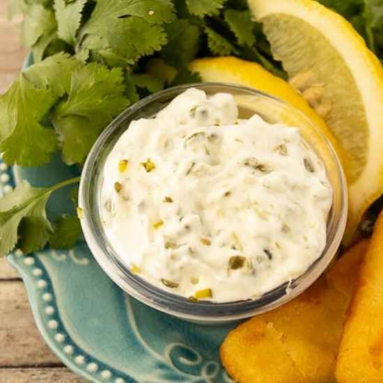 4 Ingredient Tartar Sauce