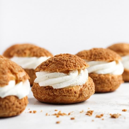 Vanilla Bean Cream Puffs
