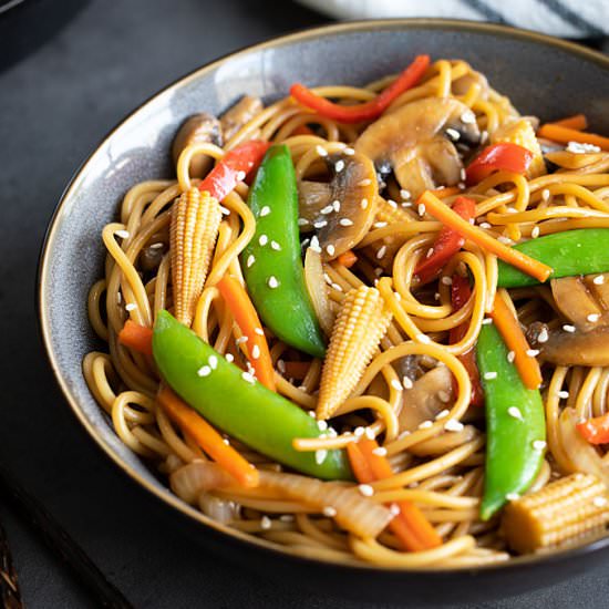 vegetable lo mein