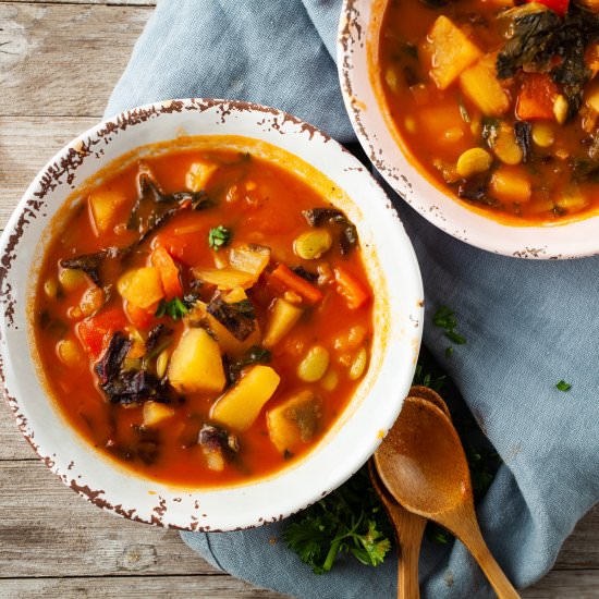 HOMEMADE VEGETABLE SOUP