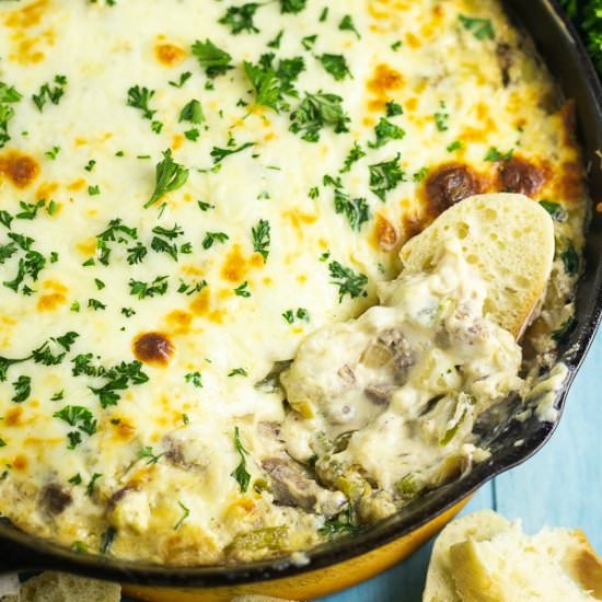 Philly Cheesesteak Dip