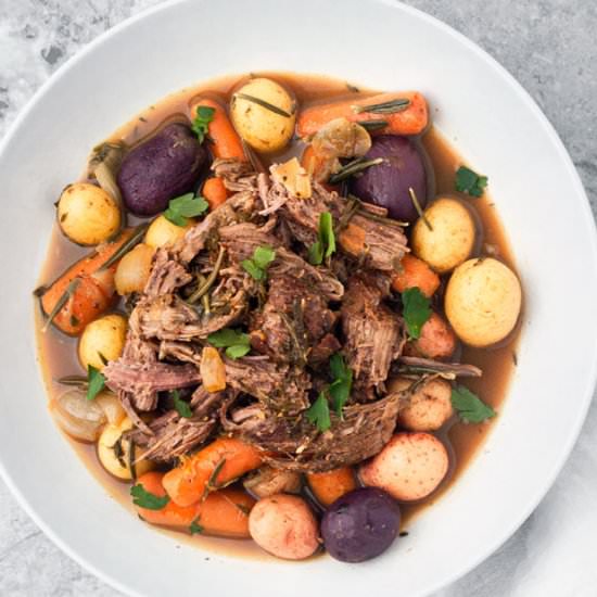 Pot Roast with Au Jus