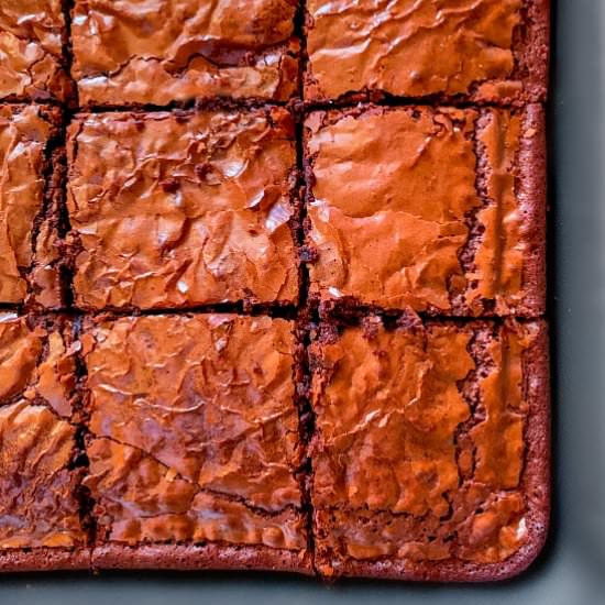 Boozy Chocolate Bourbon Brownies 