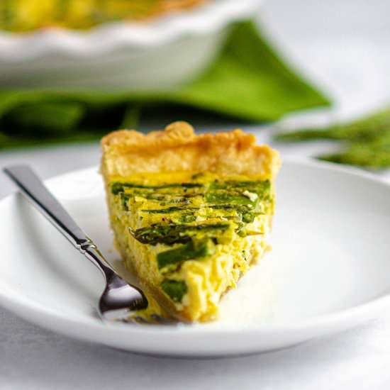 asparagus quiche