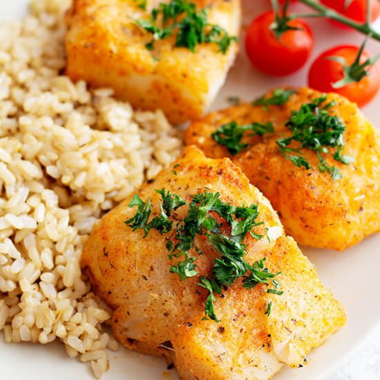 Easy Parmesan Baked Cod Recipe
