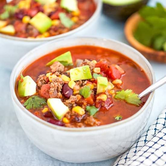 Instant Pot Taco Soup