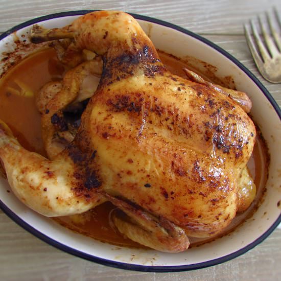 Simple chicken in the oven