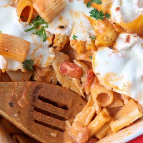 Rosa Chicken Pasta Bake