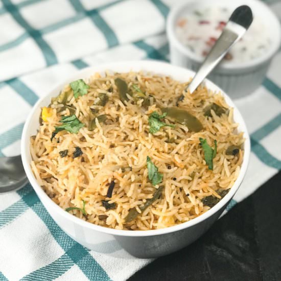 Bell Pepper Rice – Instant Pot