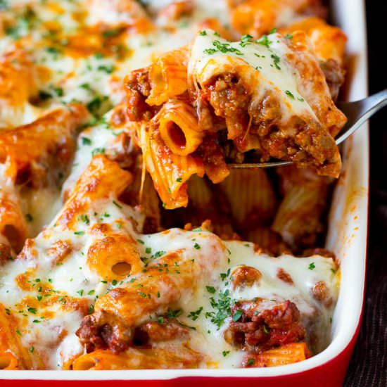 Baked Rigatoni
