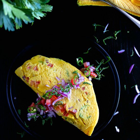 Vegan Chickpea Omelette