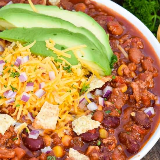 Instant Pot Turkey Chili