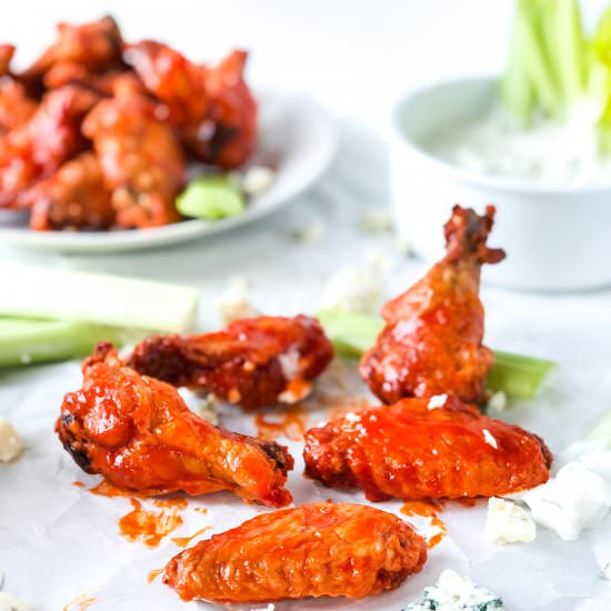 Crispy Oven Fried Buffalo Wings