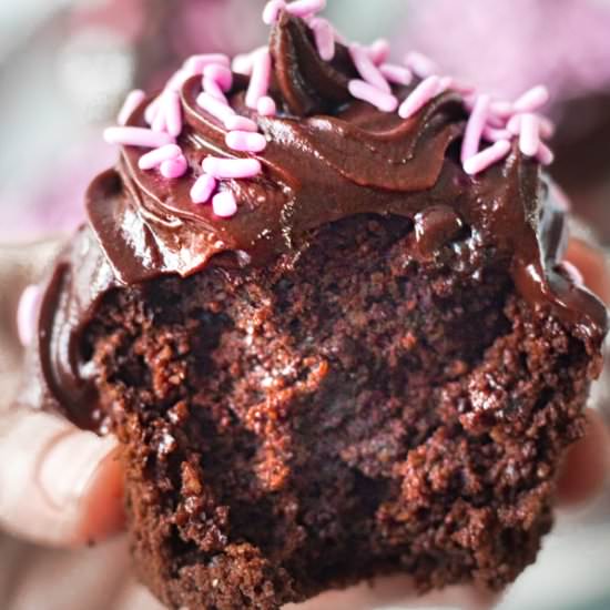 Chocolate Sweet Potato Cupcakes