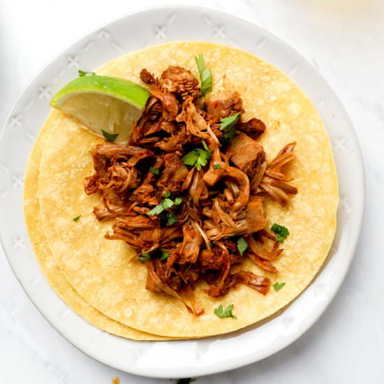 Beer Braised Jackfruit Tacos