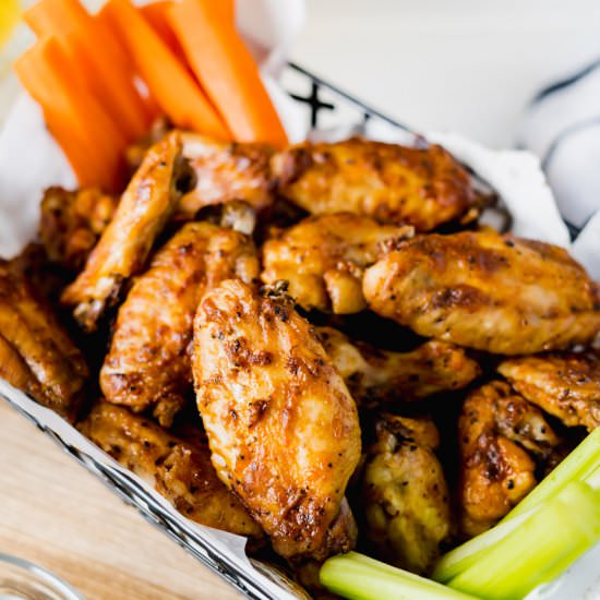 Spicy Oven Baked Chicken Wings