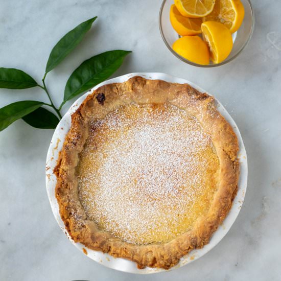 Blender lemon pie