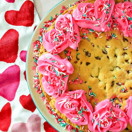 Chocolate Chip Cookie Cake