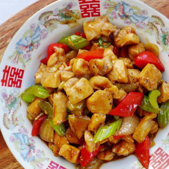 BLACK PEPPER CHICKEN STIR-FRY