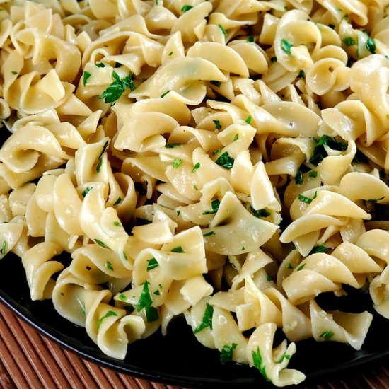Parmesan Herb Buttered Noodles