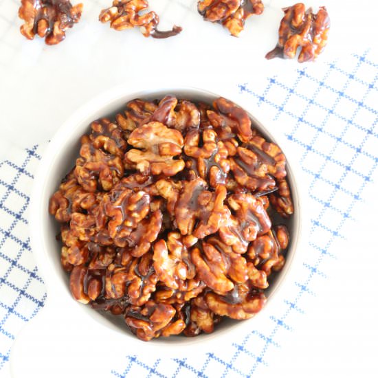 Butter Brown Sugar Candied Walnuts