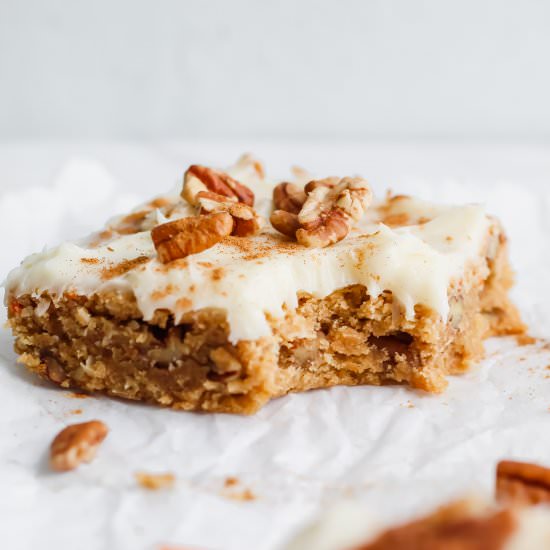 Carrot Cake Blondies
