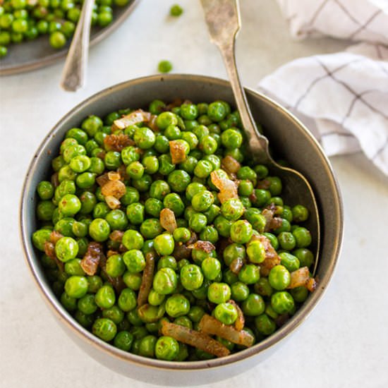 Indian spiced peas (20 Minutes)