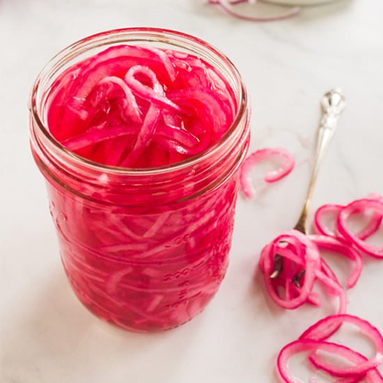 Quick Pickled Red Onions