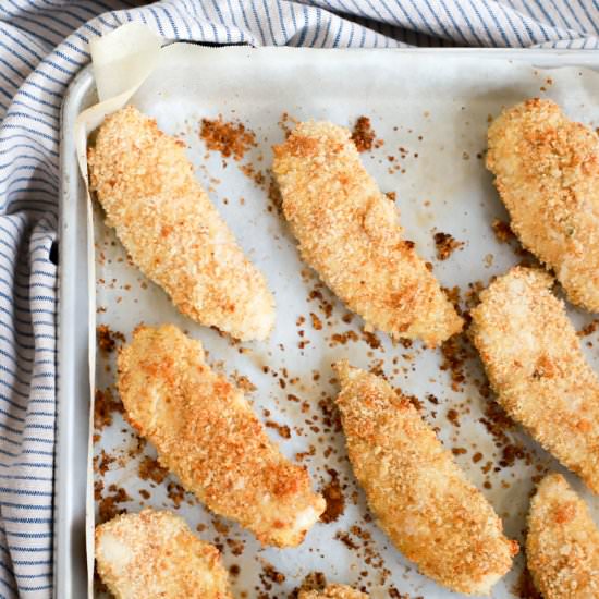 Easy Homemade Baked Chicken Tenders