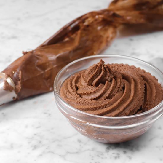 Whipped Dark Chocolate Ganache