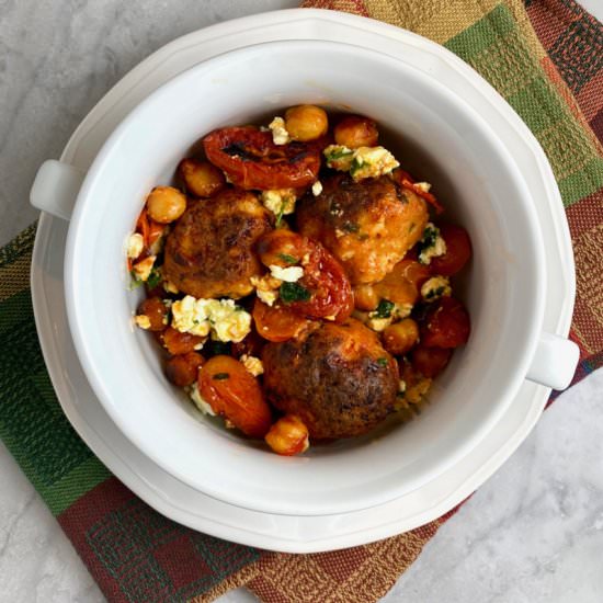 Sheet Pan Turkey Meatballs