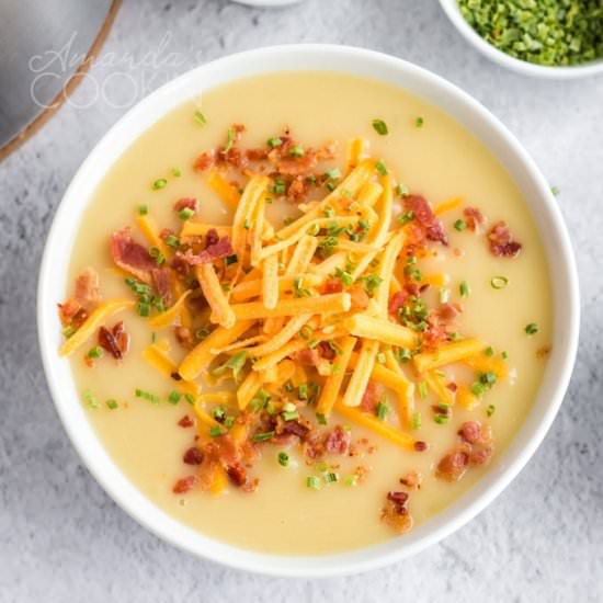 Cheddar Cheese Potato Soup
