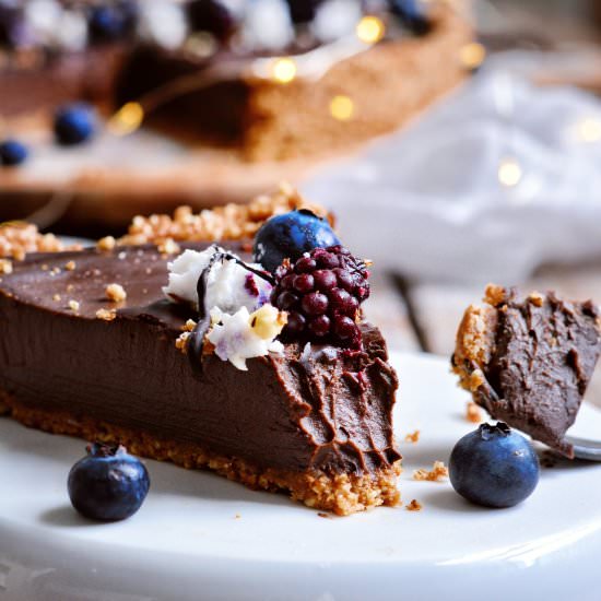 Vegan Gluten Free “Nutella” Tart