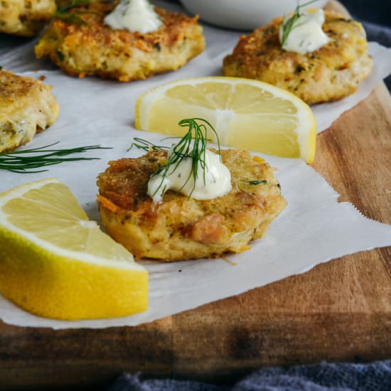Tuna and Chickpea Appetizer Bites