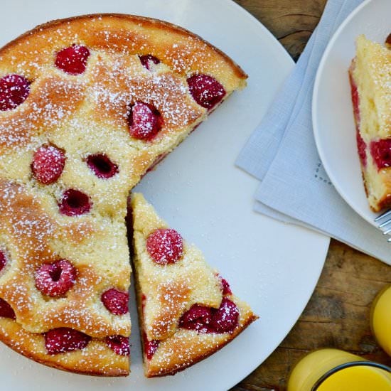 Raspberry Cream Cheese Coffee Cake