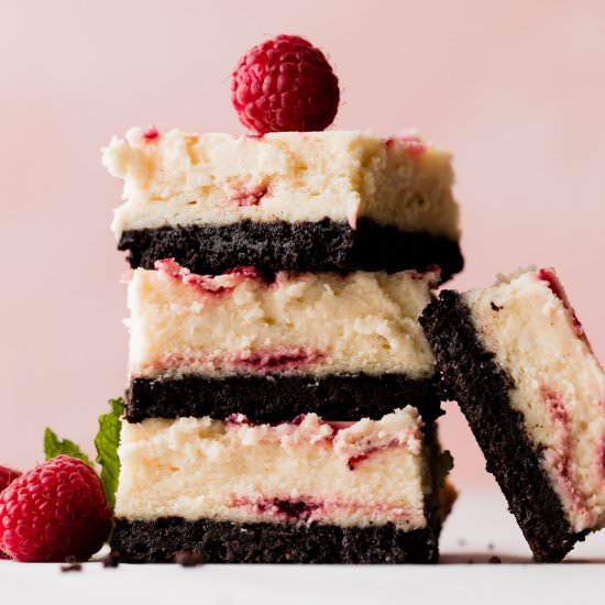 White Chocolate Raspberry Cheesecake