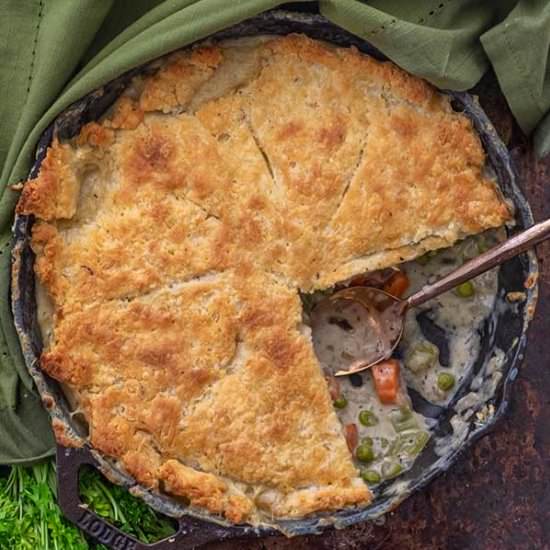 Gluten-Free Skillet Chicken Pot Pie