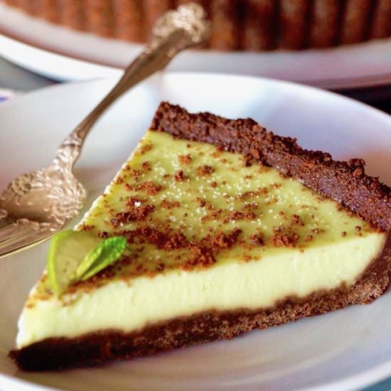 Thin Mint Key Lime Tart