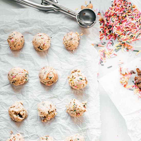 Edible Cookie Dough Protein Balls