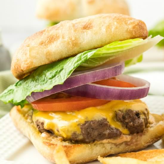 Easy Skillet Cheeseburgers