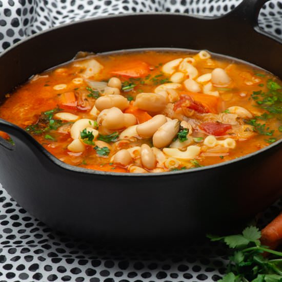 Cabbage and White Bean Soup